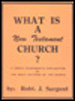 What is a New Testament Church?